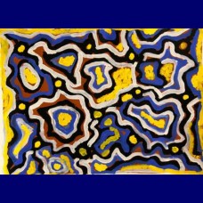 Aboriginal Art Canvas - Dinny Smith-Size:30cmx39cm - H